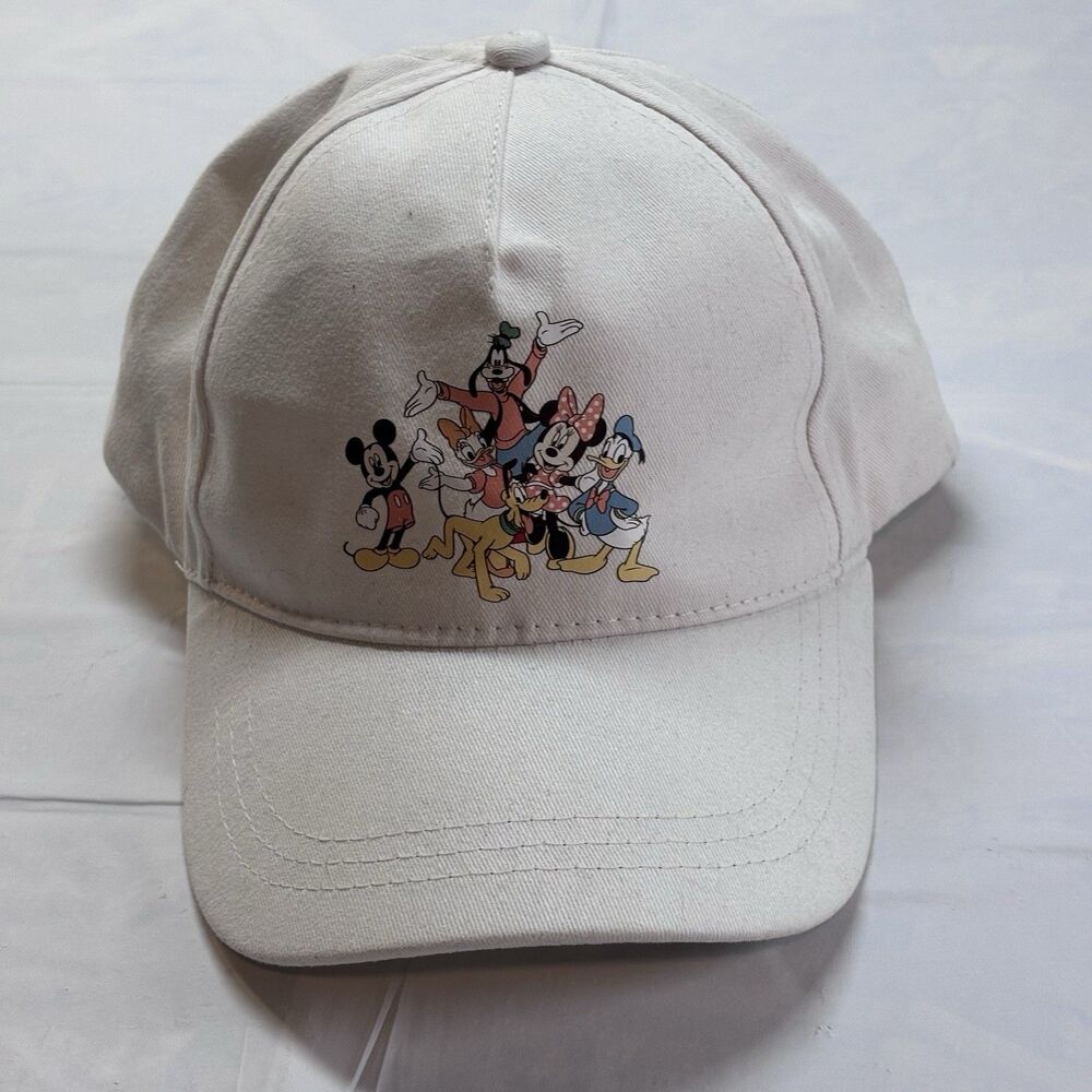 Disney Mickey Mouse Hat Cap Strap Back Cartoon Embroidered Characters Women's